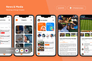 Linews - News & Media Mobile App, an App Template by trabaskriya (Thumbnail 1 of 5)