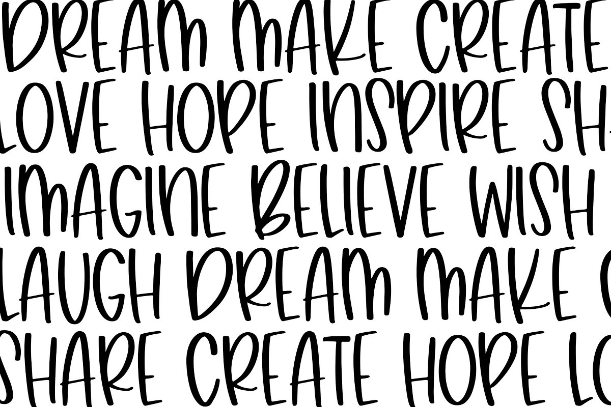 Clear Skies | Fun Handwritten Font preview 6
