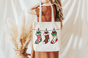 Christmas stockings PNG, an Illustration by Libby Wishes (Thumbnail 6 of 6)