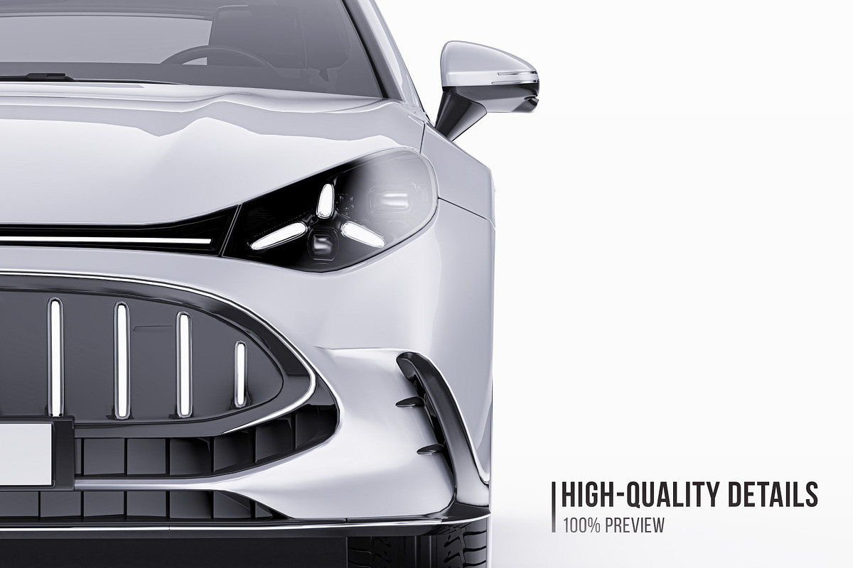2027 Sport Performance Coupe Set, an Advertising Mockup by Halal Graphic Studio (Photo 3 of 12)