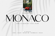 Monaco - Chic & Modern Sans Serif