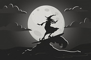 Halloween Сreepy Beach Collection, a Seasonal Illustration by Kokoshka (Thumbnail 4 of 16)