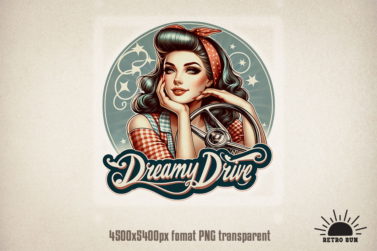 Retro Pin-Up Sublimation Bundle, an Object Graphic by GlitterCraft (Photo 8 of 20)