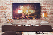 Canvas Poster Mock Up V3, a Print Template by Pixel Place (Thumbnail 6 of 6)