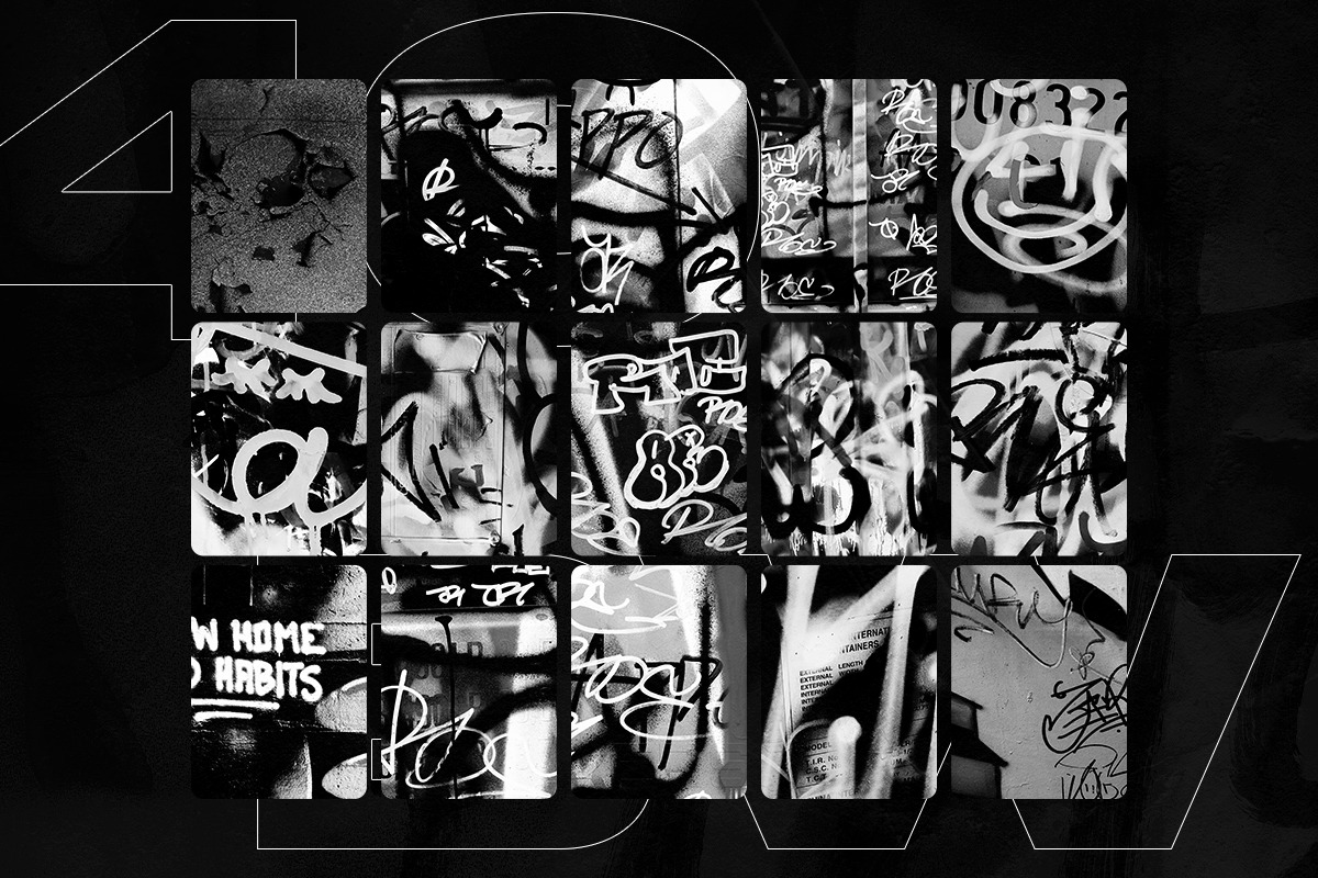 Streets - Graffiti textures, a Graphic by saintricchi (Photo 5 of 7)