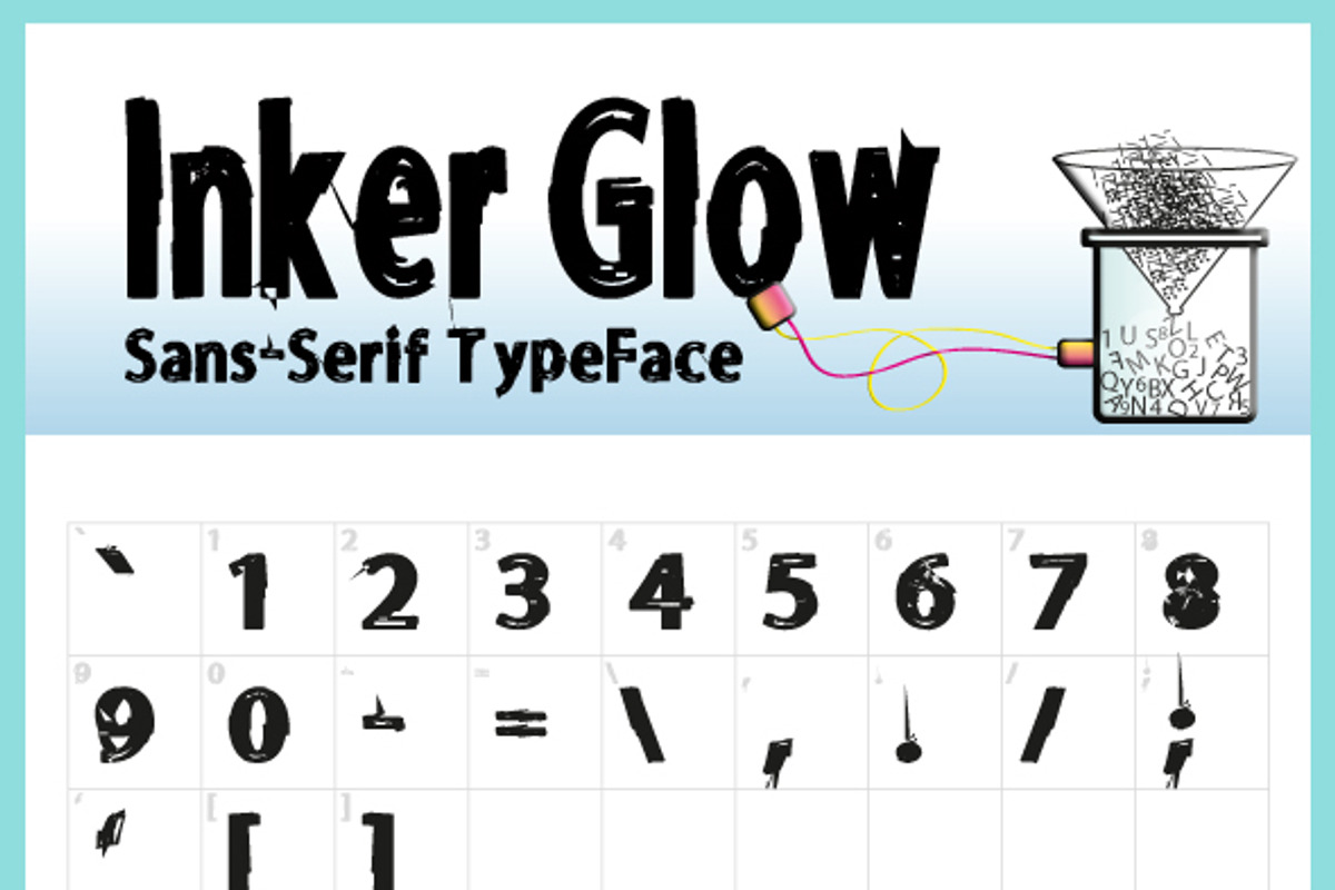 Inker Glow Regular and Italic