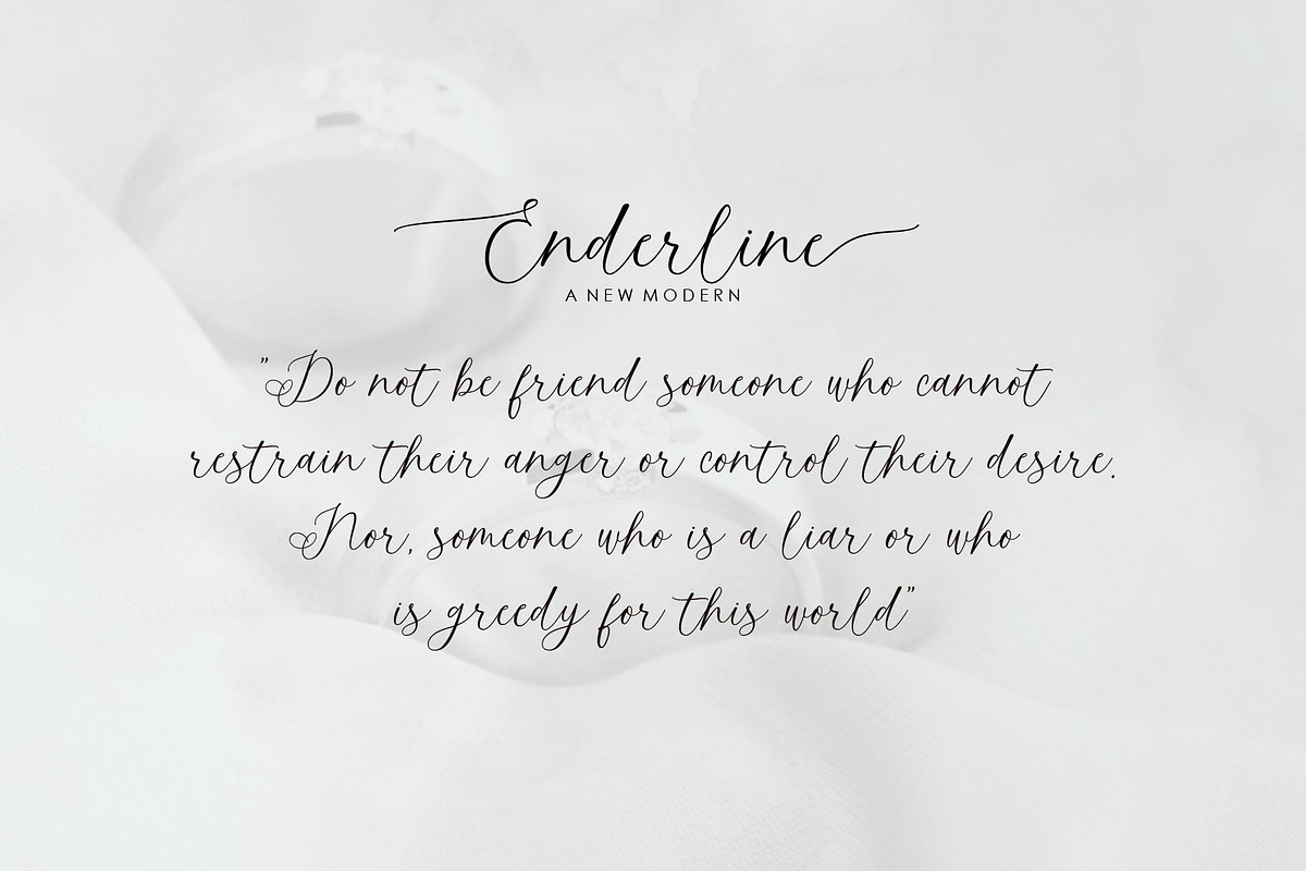Enderline Script, a Script Font by Jhoel Design (Photo 9 of 9)