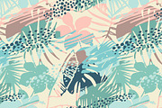 Sea & Palms. 6 seamless patterns., a Pattern Graphic by Nadia Grapes (Thumbnail 6 of 7)