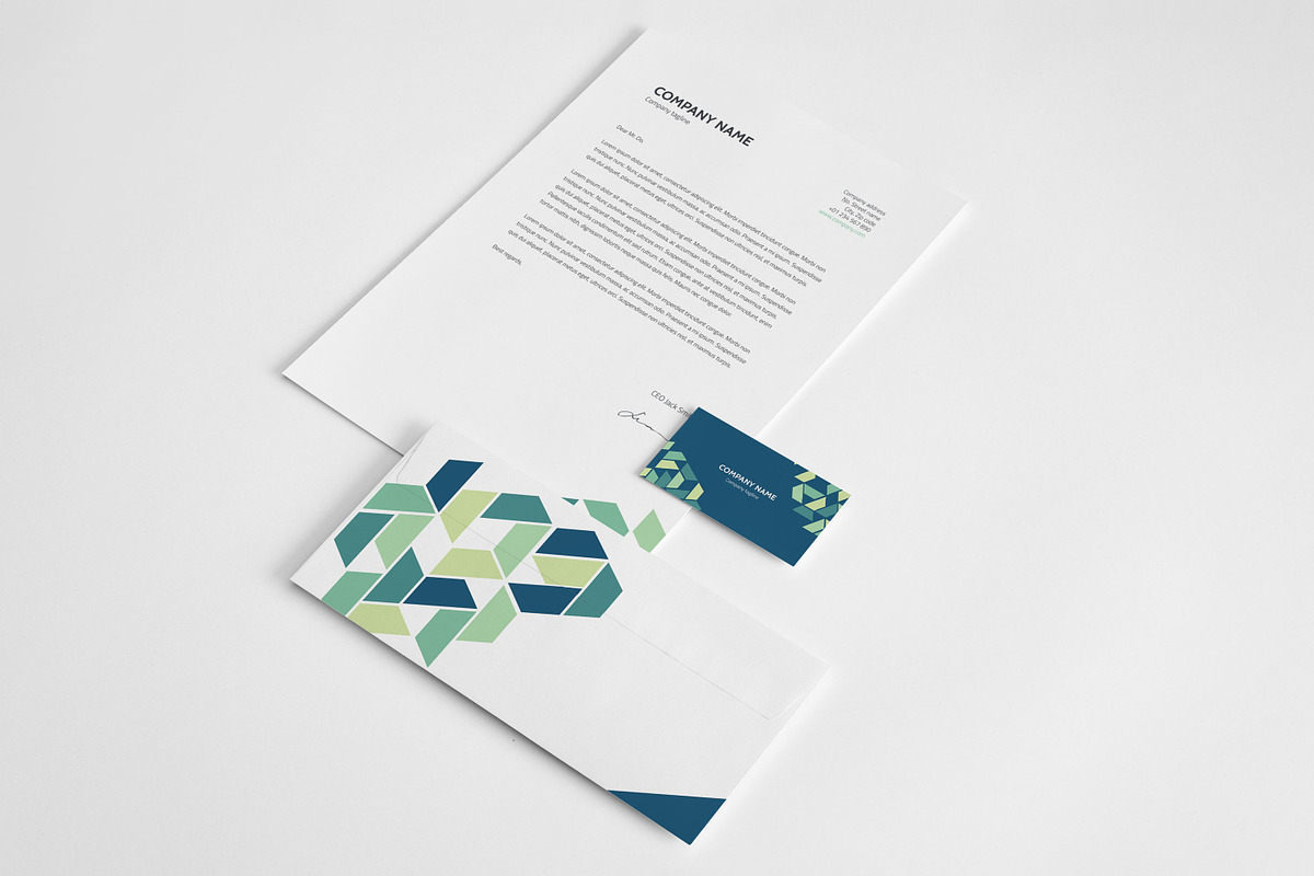 Stationery Corporate Identity 002, a Stationery Template by ID Vision Studio (Photo 9 of 9)