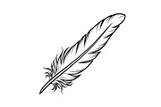Vintage Feather Swirl SVG Bundle, an Illustration by Creativeshirt (Thumbnail 16 of 31)