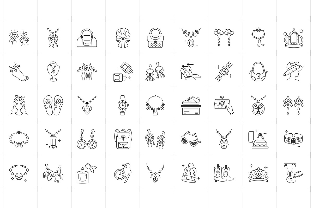 Animated Jewellery and Accessories, an Outline Icon by Prosymbols (Photo 4 of 6)