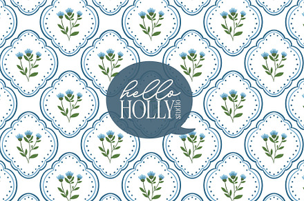 Under the Sea Seamless Pattern, a Pattern Graphic by Hello Holly Studio