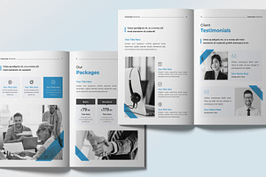 Corporate Business Brochure Layout