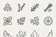 Vector Bundles Kitchen Outline Icons, an Outline Icon by adenpinkstore (Thumbnail 4 of 10)