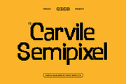 CS Carvile Semipixel, a Sans Serif Font by Craft Supply Co. (Thumbnail 1 of 8)