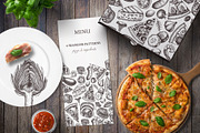 Hand-Drawn Pizza Ingredients Vectors, a Food Illustration by Yevheniia (Thumbnail 12 of 14)