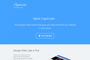 Captivate WordPress Flat UI Theme
