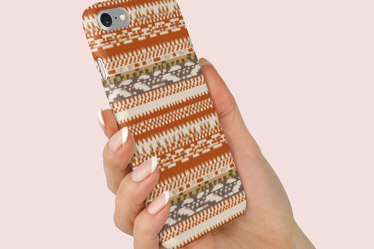 Seamless Fair Isle Nordic Papers, a Pattern Graphic by ThingsbyLary (Photo 9 of 10)