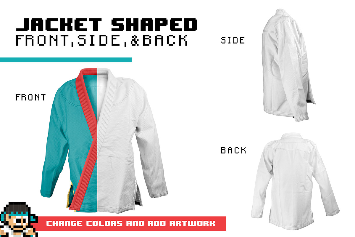 Jiu Jitsu Gi Mockup Bundle, a Mockup by Supah Shop (Photo 2 of 7)