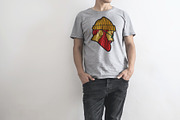 Hipster Face Print illustration., a Person Illustration by DeShoff Art (Thumbnail 2 of 3)