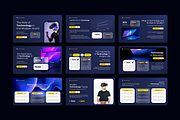 Dark Gradient Technology - Keynote, a Presentation Template by Iqsiart Studio (Thumbnail 2 of 3)