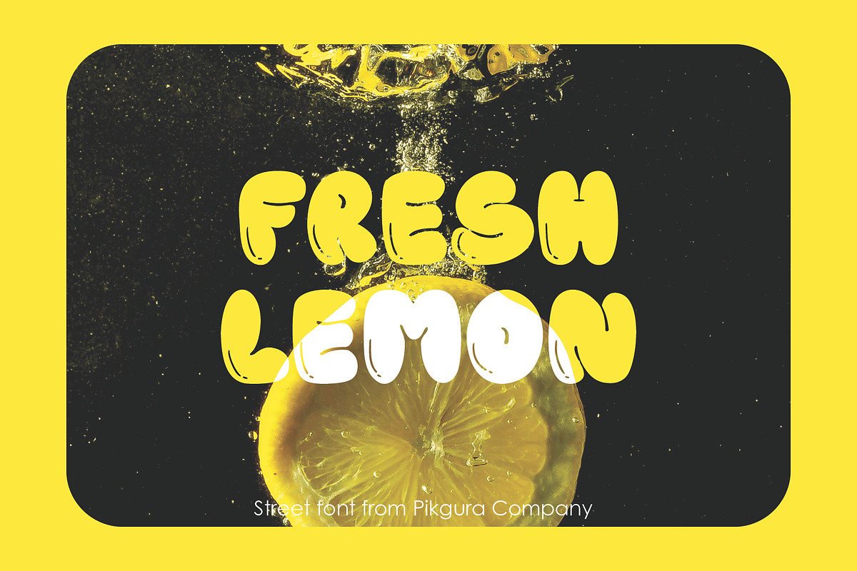 PGR Orange Street - Bubble Font, a Handwritten Font by Pikgura (Photo 5 of 6)