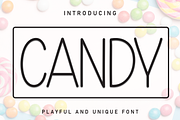 Candy | Script Font, a Script Font by Scratchones (Thumbnail 1 of 8)