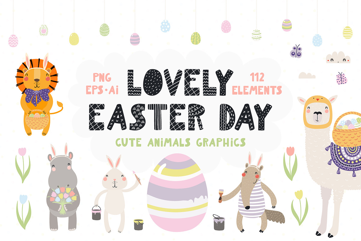 Cute Little Animals Bundle, an Animal Illustration by sceptical cactus (Photo 11 of 12)