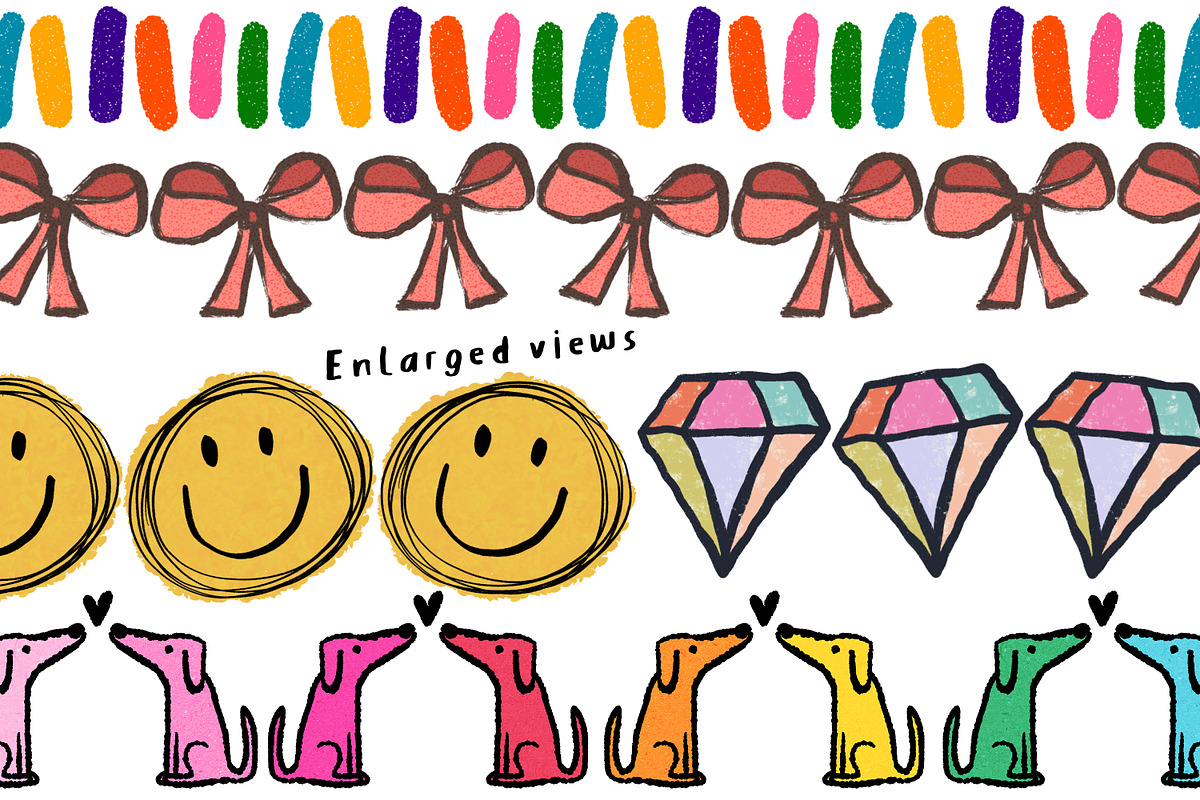 Hand Drawn Set of 50 Png Borders, an Object Graphic by Heather Green Designs (Photo 5 of 6)