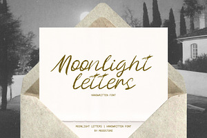 Moonlight Letters Handwritten font