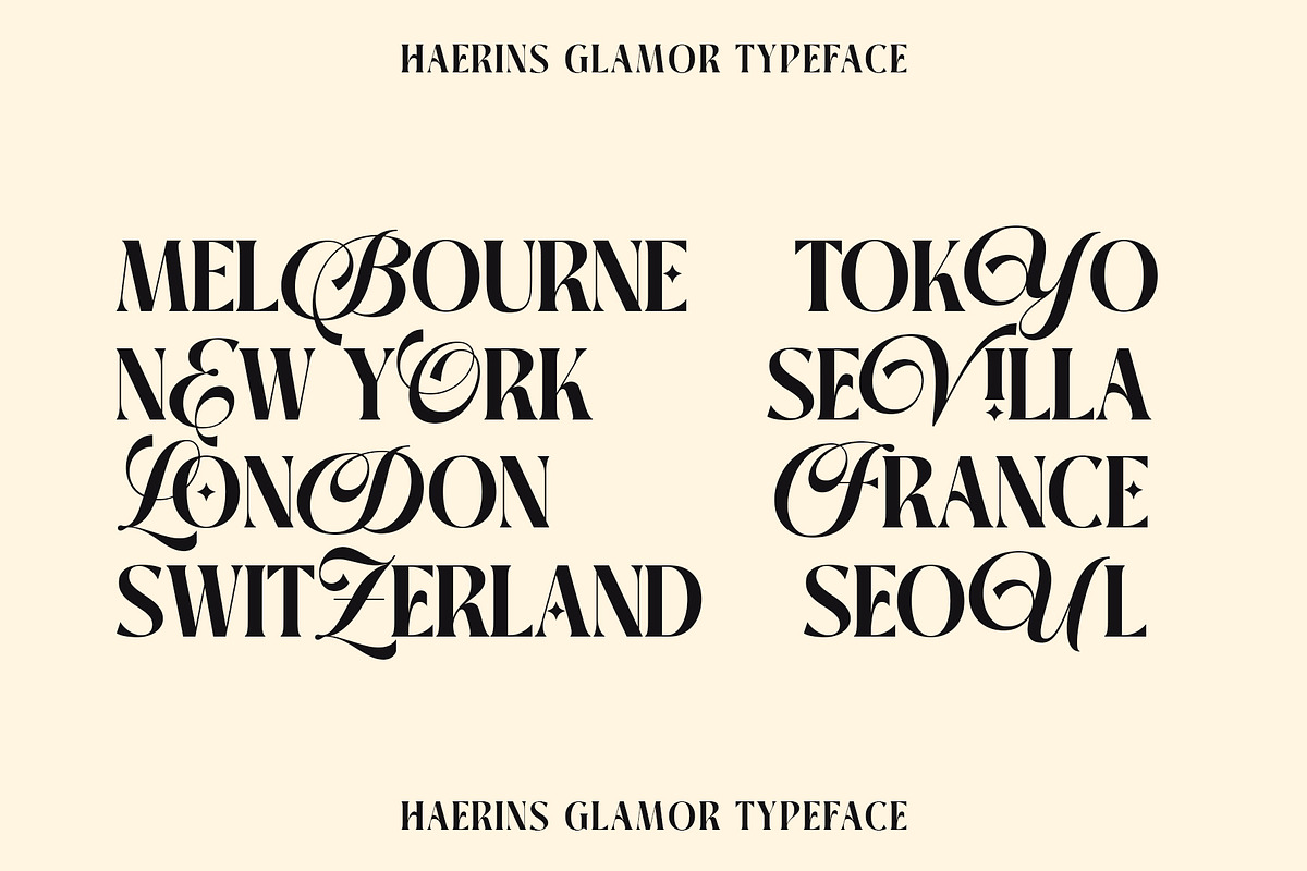 Haerins Glamor, a Serif Font by INKSUN™ (Photo 6 of 9)