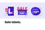 SALE! E-Commerce Illustration Kit, an iPhone Mockup by Formfrom (Thumbnail 6 of 18)