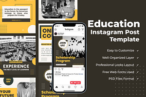 Education Instagram Post Template