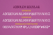 ABSOLEM - Stylish Serif, a Serif Font by Anastasia Cuza (Thumbnail 7 of 10)