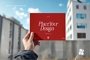 Hand and Paper Mockup Set, a Books & Magazine Mockup by DOBE Studio (Thumbnail 7 of 10)