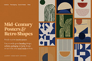 Mid-Century Posters & Retro Shapes 2, a Graphic by LEROY Design (Thumbnail 1 of 10)