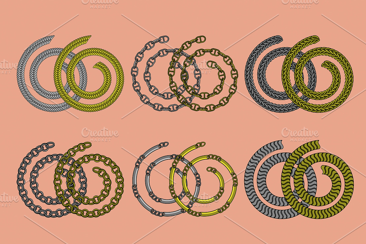 20 Fashion Chains Brushes, a Brush Add-On by Simple Design (Photo 3 of 4)