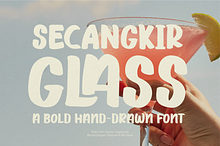 Secangkir Glass | Bold Hand Drawn