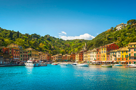 Portofino village panorama. Italy, an Architecture Photo by Stefano Orazzini