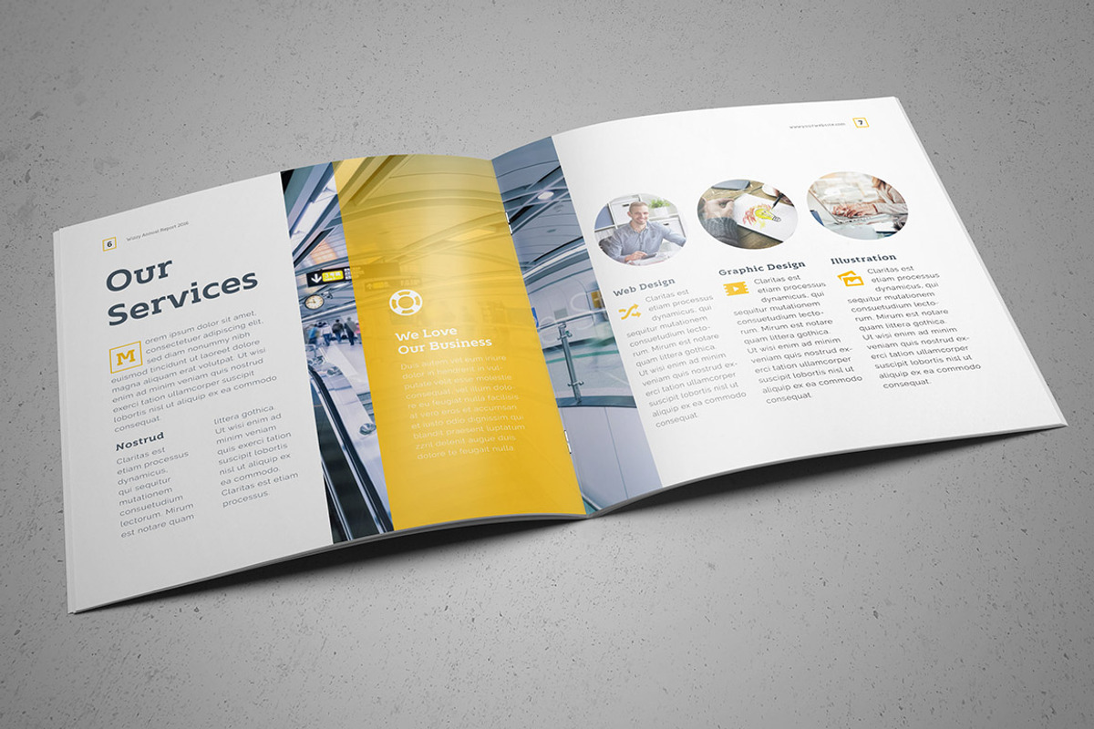 Wizzy Brochure - Square, a Brochure Template by rinatyassari (Photo 3 of 11)