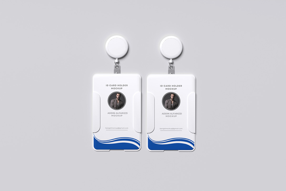 Id Card Holder Mockup, a Product Mockup by xavier_studio (Photo 2 of 5)