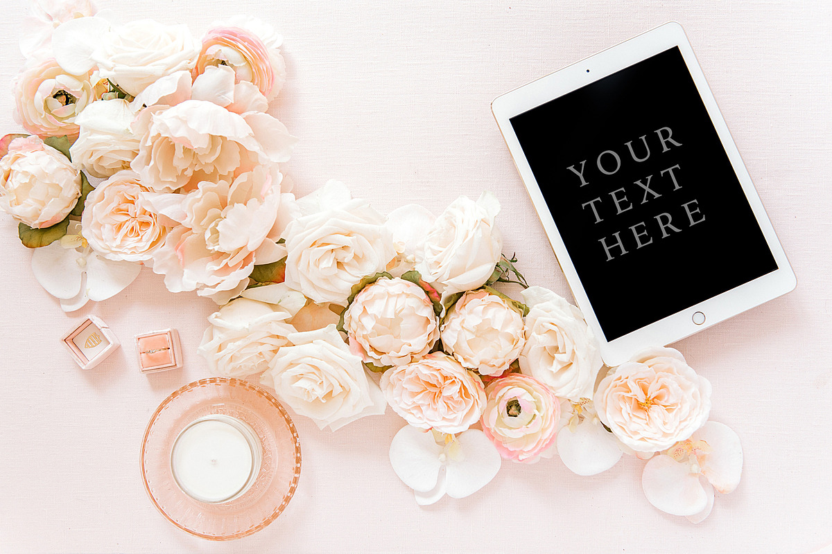 BUNDLE Pink Floral Stock Images, a Business Photo by Lux Light (Photo 3 of 9)