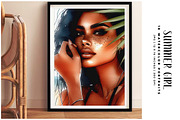 Summer Girl, a Person Illustration by Digital Art Creations (Thumbnail 7 of 8)