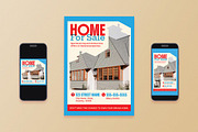 Modern Home for Sale Flyer Set, a Flyer Template by Aiyari Graphic (Thumbnail 1 of 3)