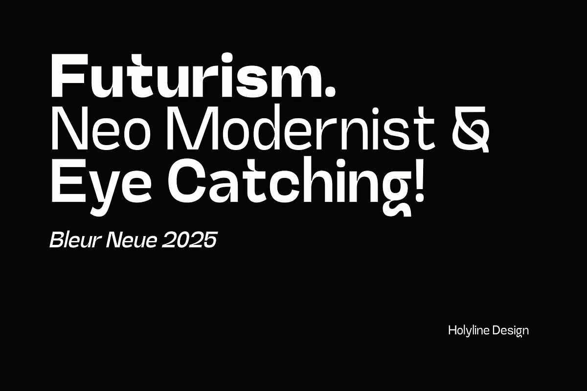 Bleur Neue - Geometric Sans, a Sans Serif Font by Holyline Design (Photo 5 of 15)