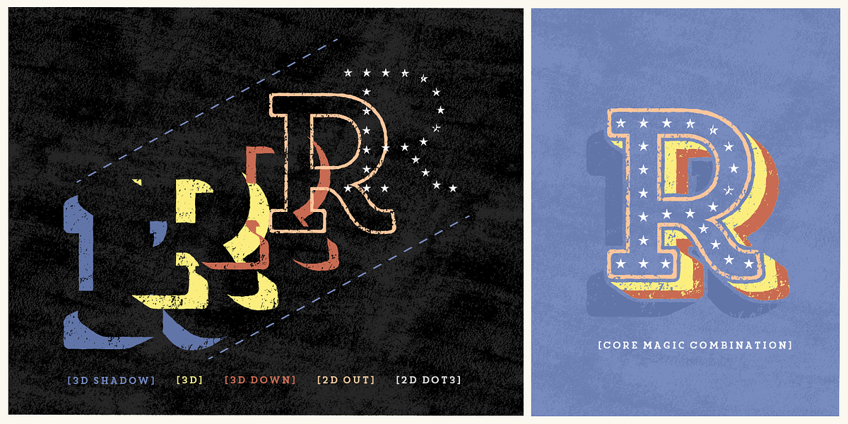 Core Magic Rough, a Slab Serif Font by S-Core (Photo 3 of 9)