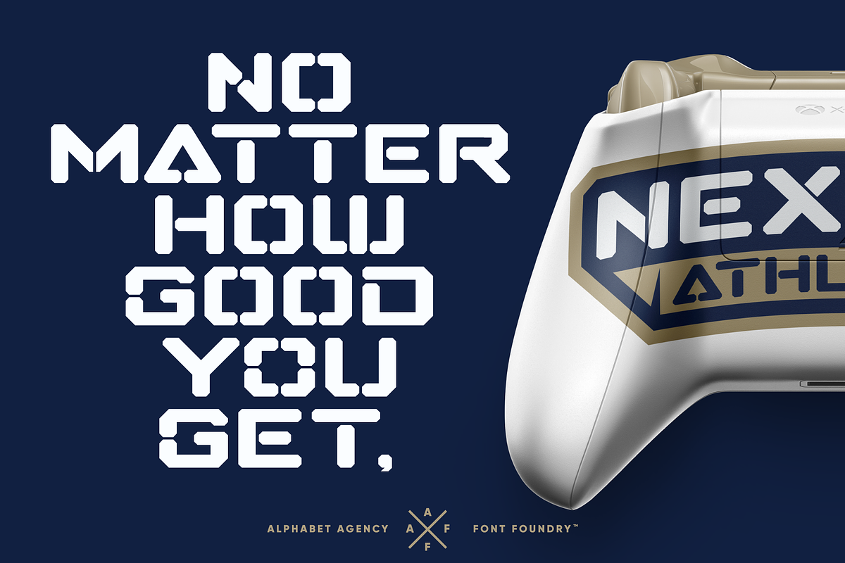 NEXGEN ATHLETIC FONT DUO preview 3
