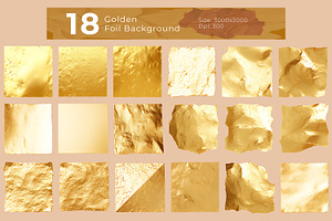 Golden foil background