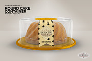 Cake Container Packaging Mockup, a Cups & Container Mockup by INCDesign (Thumbnail 4 of 8)
