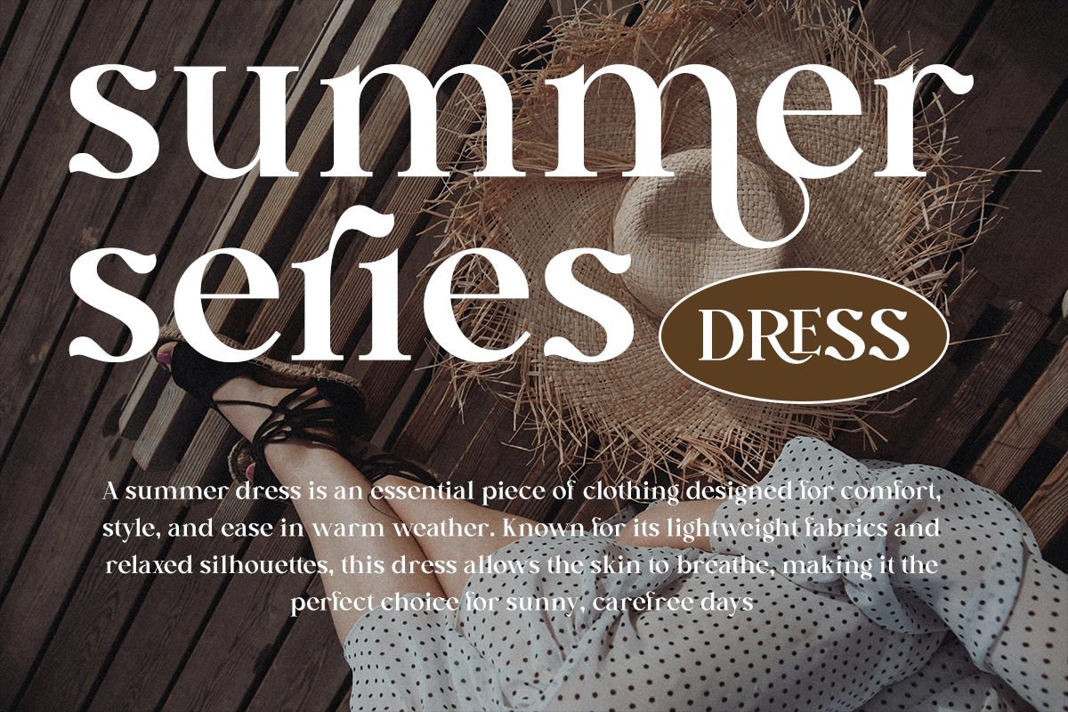 Molade - Modern Ligature Font, a Serif Font by RagamKata (Photo 5 of 10)
